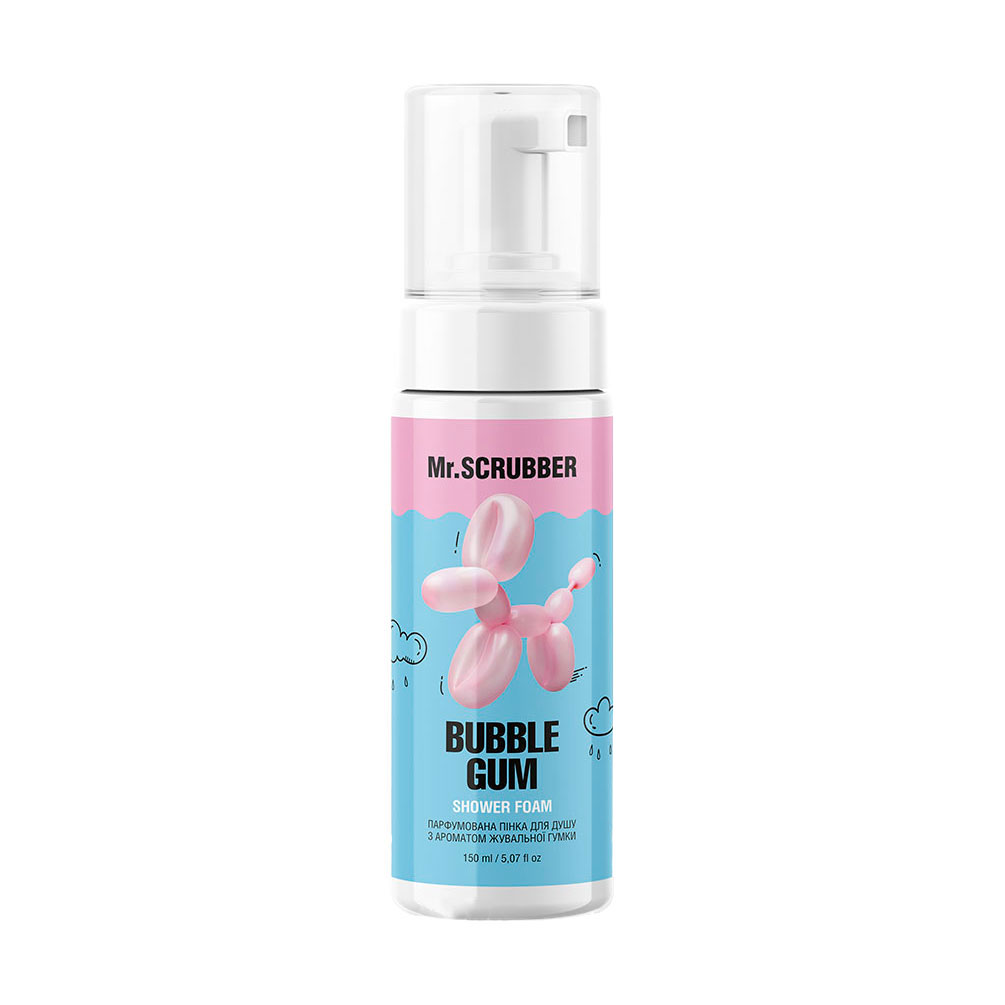 Парфумована пінка для душу Mr.Scrubber Bubble Gum Shower Foam жіноча, 150 мл